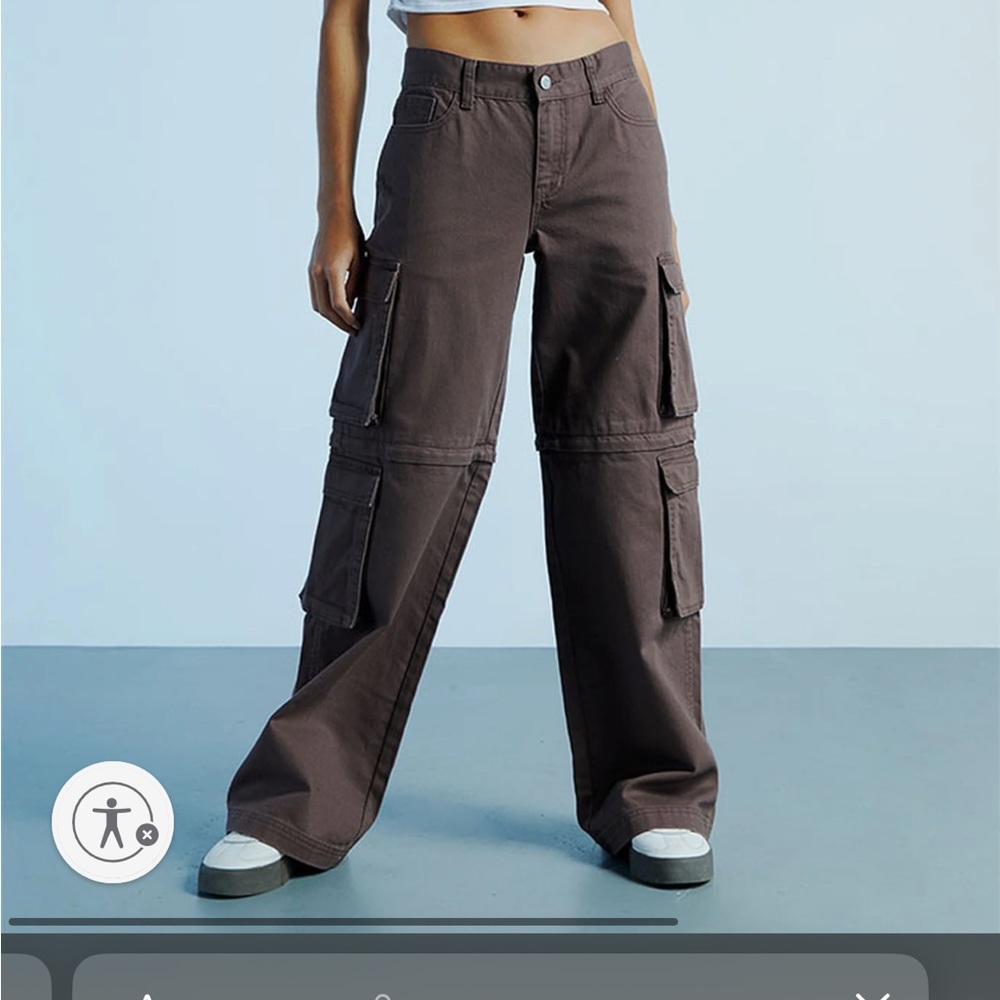 Pacsun 90s Baggy Cargo Zip off Shorts